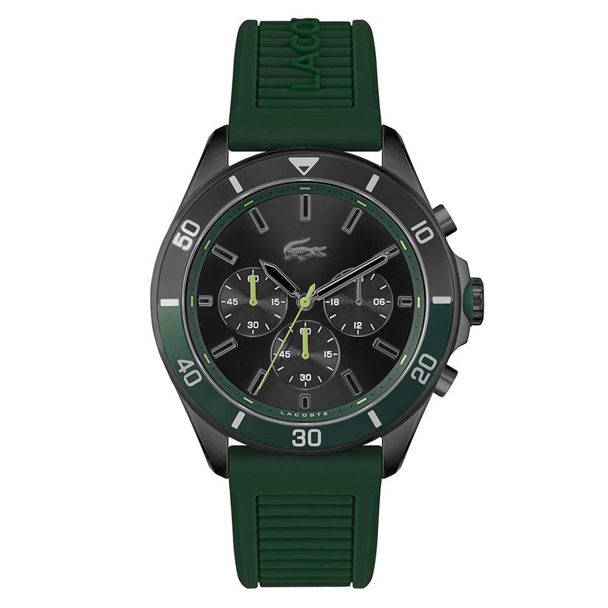 Lacoste Tiebreaker Chronograph Gents Rubber Watch 2011153