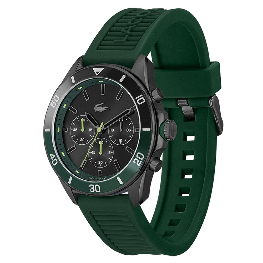 Lacoste Tiebreaker Chronograph Gents Rubber Watch 2011153