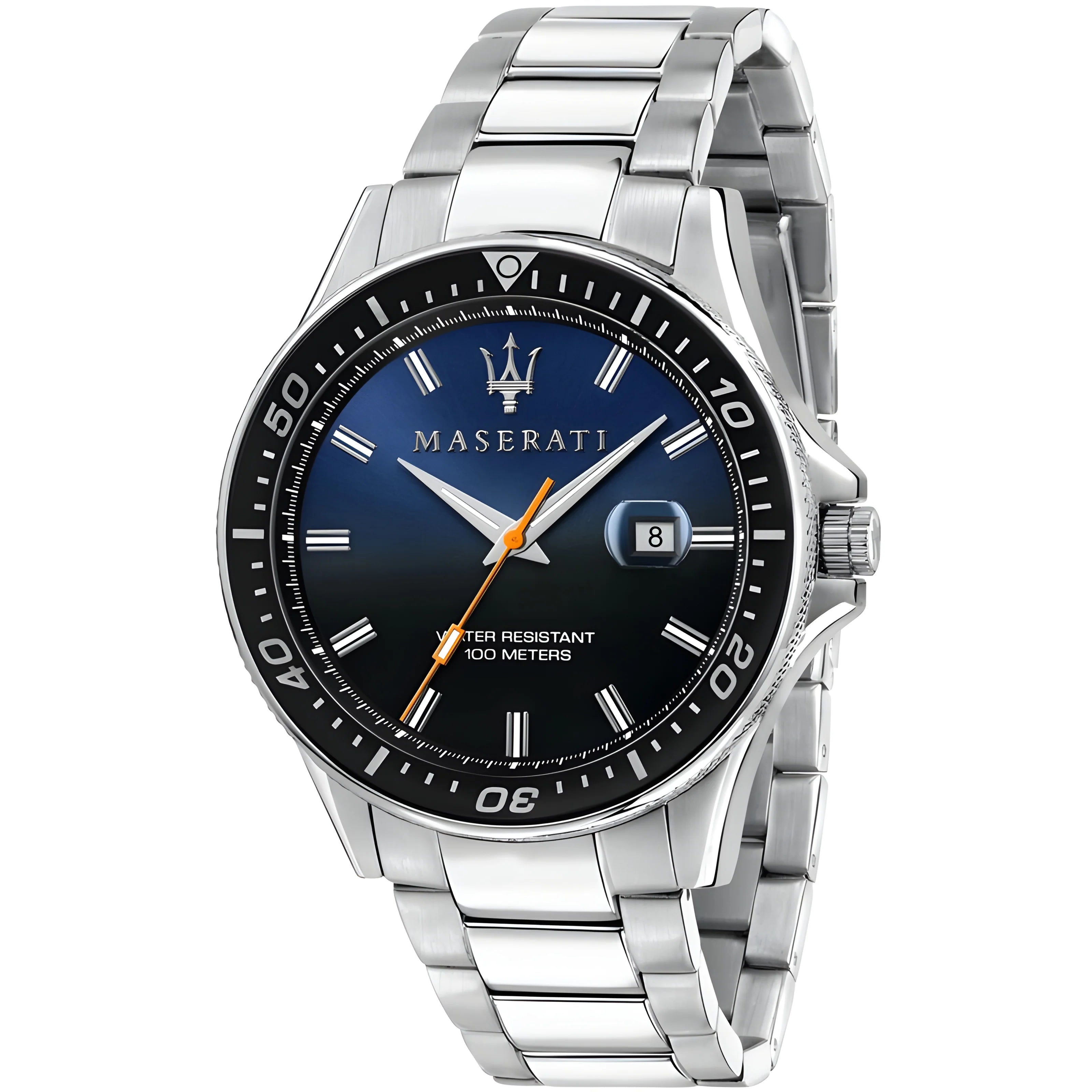 Maserati SFIDA Quartz Bue Dial Stainless Steel Watch For Men - R8853140001