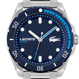 Lacoste Finn Maculino Blue Metal Watch - 2011286